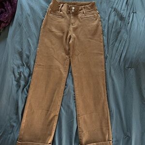 NWOT High-Rise Straight Leg Women’s Jeans in Brown